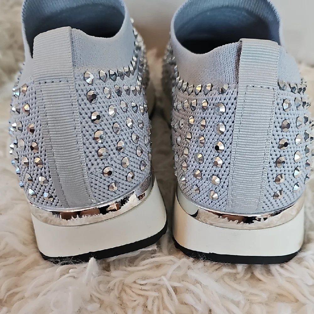 Kenneth Cole Reaction Women's Studded Gray Sneakers